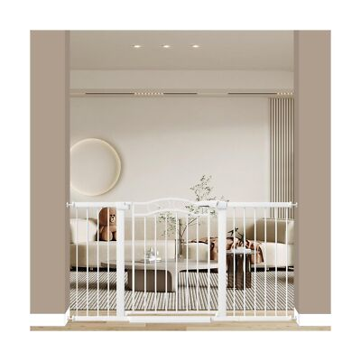 #ad Fairy Baby Extra Wide Baby Gate Pressure Mounted Pet Gate Walk Thru Child Saf... $146.29