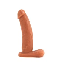 Ultimately Pleasurable and Enjoyable Bandit Vixskin Caramel Silicone Dong, New
