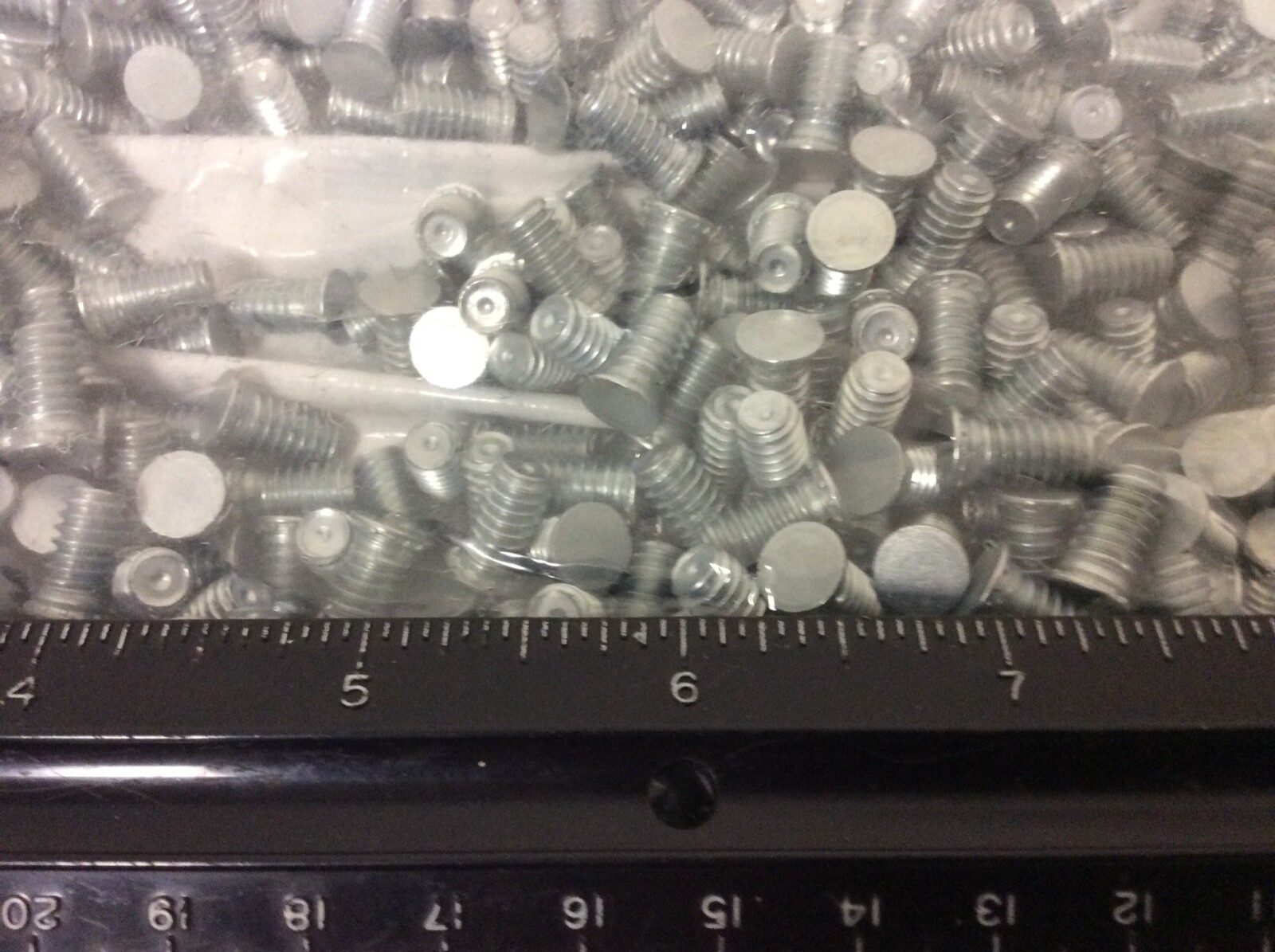 Qty (100) PEM FH-0420-8ZI Self Clinching Threaded Studs, 1/4-20 Threads