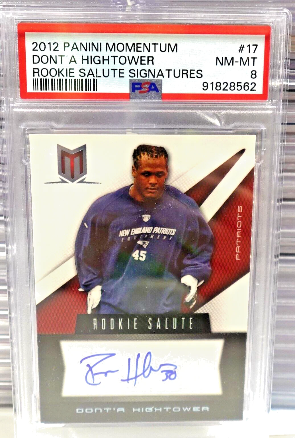 Dont'a Hightower Panini Momentum Rookie Salute Signatures #17 Base