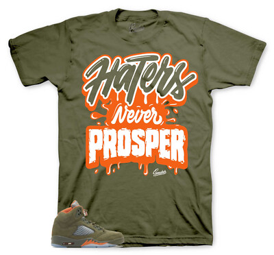 Shirt To Match Jordan 5 Olive Shoes - Prosper Tee