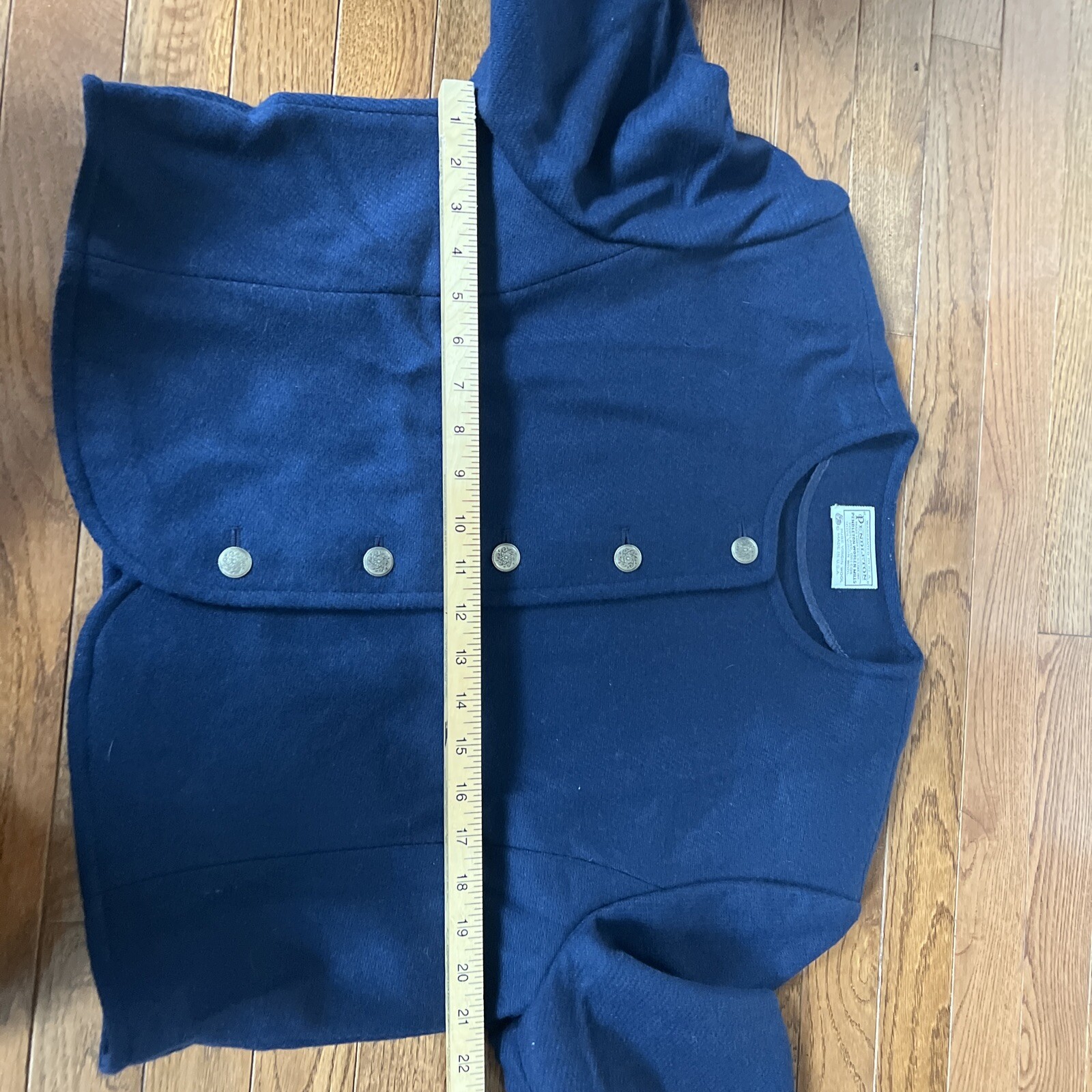 PENDLETON Navy  Blazer suit jacket 100% Virgin Wo… - image 9