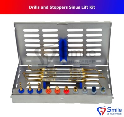 Dental Elevation Kit Dask Bohrer Stopper Sinus Lift Qualitätsprodukt UK-Bestand
