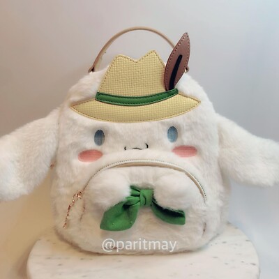 Cinnamoroll BoxLunch Mini Backpack Camping Beige Printed with Brown Accents Sanrio Cinnamoroll Camping Figural Mini Backpack - BoxLunch  main image 3