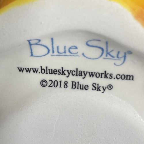 Blue Sky Goldminc Halloween Pumpkin White Mouse Tea Light Candle Holder New - Picture 7 of 7