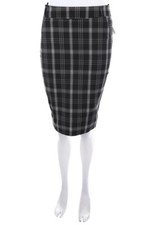 SECONDHAND Rock Karo kariert EUR 40 = D 38 grauschwarz