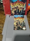 Vintage Rampart Nintendo NES Cart/Manual and Nintendo case Tested Working