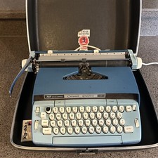 SCM Smith Corona Coronet Electric 12 Portable Typewriter With Case - WORKING thumbnail