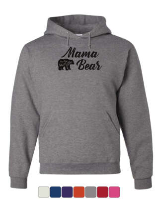 Mama Bear Hoodie Mom Mother's Day Family Cute Camping Tourism Sweatshirt