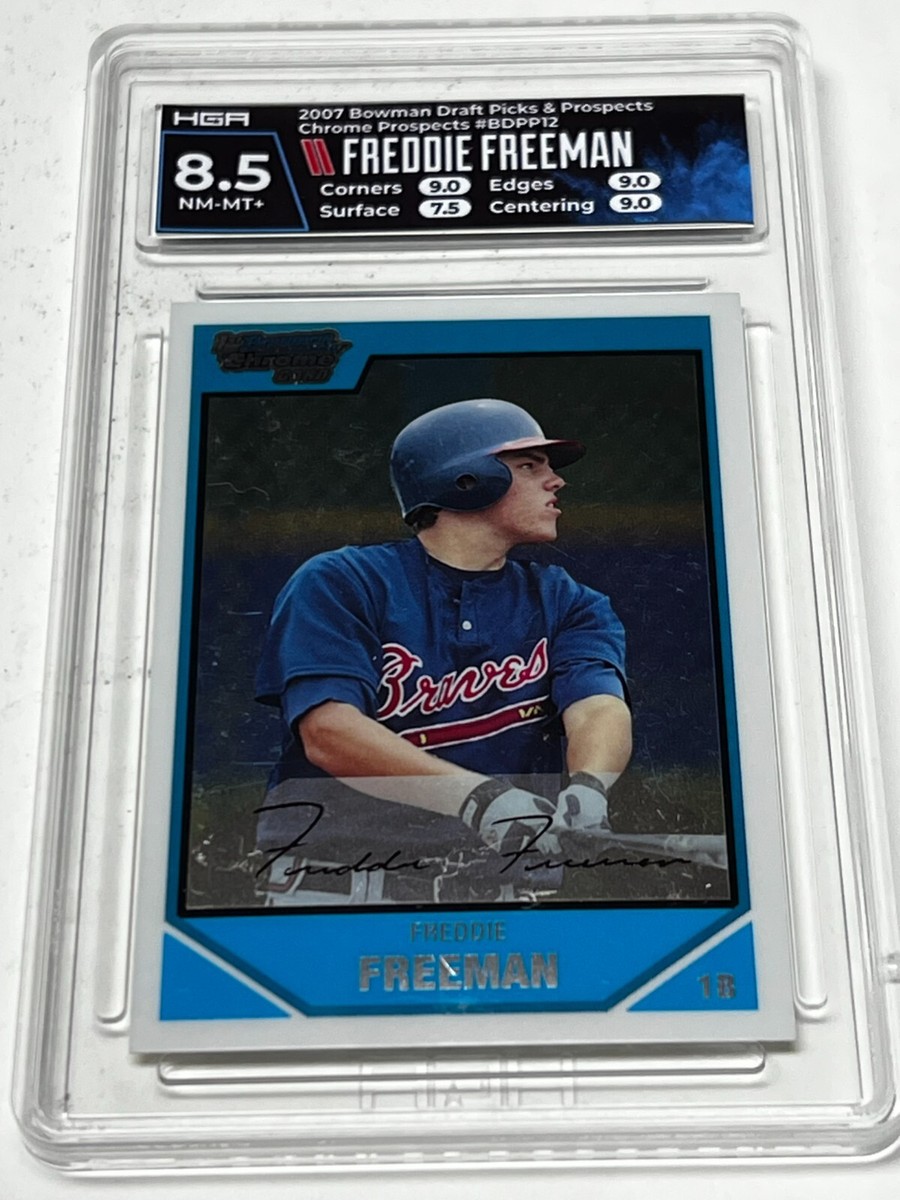 Freddie Freeman 2007 Bowman Draft Picks & Prospects 1st Chrome 