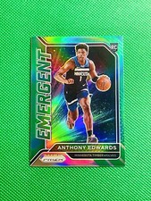 2020-21 Panini Prizm #3 Anthony Edwards Emergent Green Rookie RC Timberwolves