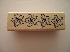 Holly Border Stamp CraftSmart 480037 Christmas