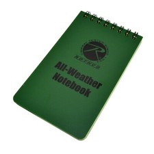 Rothco 3x5 Waterproof All Weather Notebook Memo Pad Spiral Bound Writing Paper