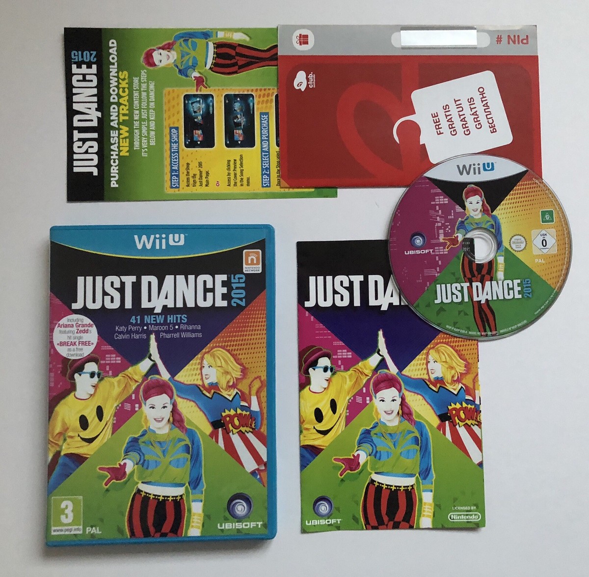 Just Dance 2015 Nintendo Wii U Complete PAL UK