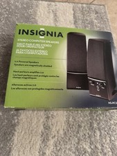 Insignia Stereo Computer Speakers 2.0 Powered