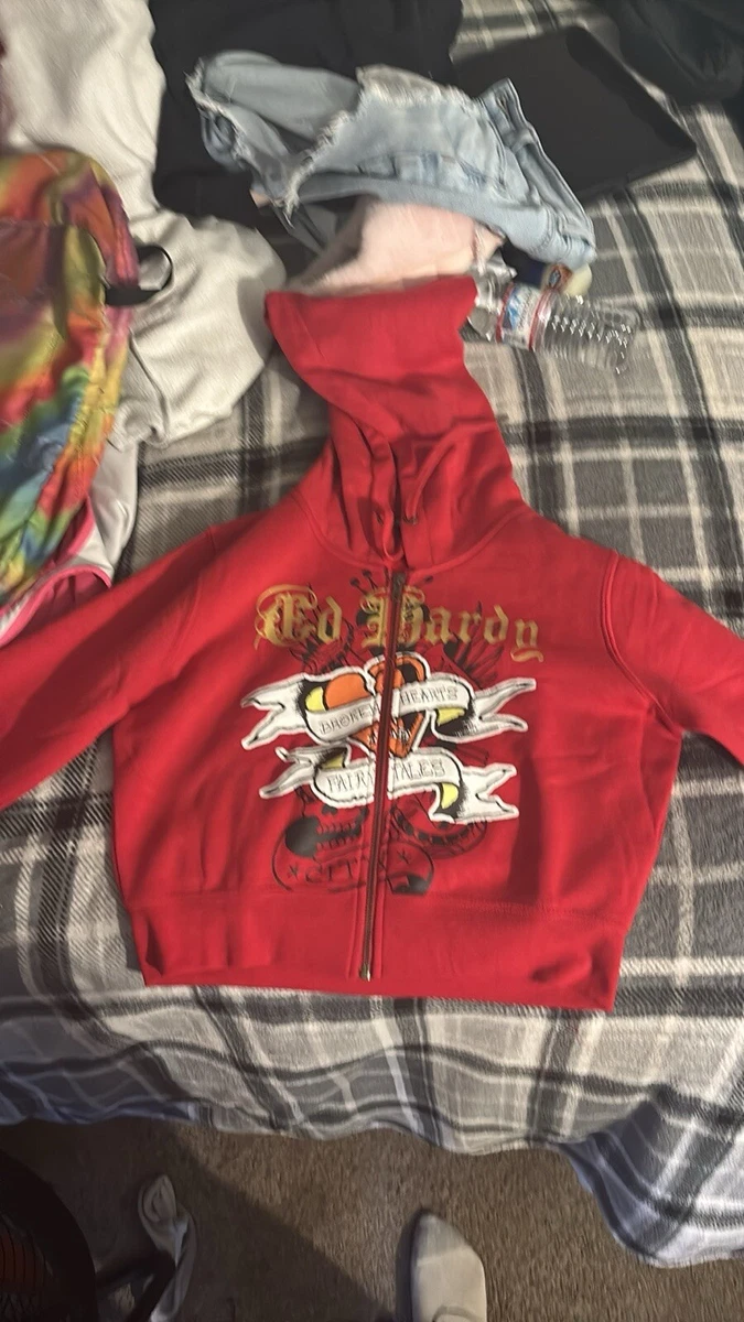 Ed Hardy Juniors Black Hoodies & Sweatshirts for Women for sale | eBay