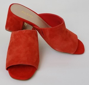aldo orange heels