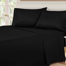 Egyptian Cotton Blend 530 Thread Count Solid Deep Pocket Bed Sheet Set