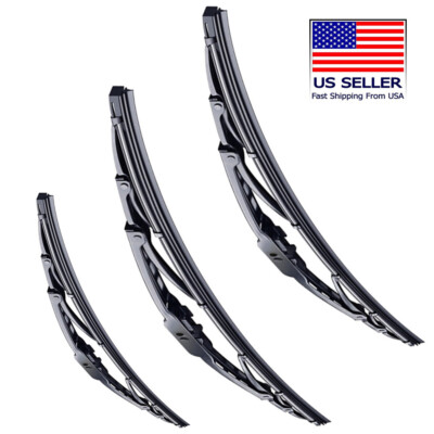 Front+Rear Windshield Wiper Blades Fits Lexus RX300 Kit Set 24'' + 20'' +16''