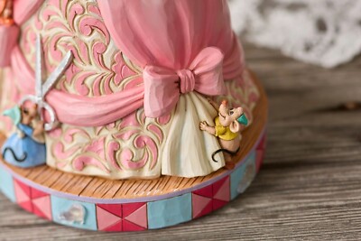 jim shore cinderella pink dress A Dream is a Wish Your Heart Makes -Cinderella . I posted in this in a reel but I love this piece for two reasons, one I love Cinderella in her