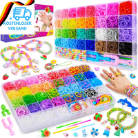 Cgboom 5000+ Loom BäNder Set, 62 Farben 2 Boxen Loom BäNder GummibäNder FüR Armb