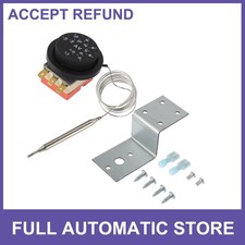 12v Electric Radiator Fan Thermostat Controller Kit Control Switch Fit For Car
