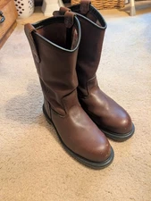 Redwing men work boots size 10 E2 safety toe model 2405 super sole 2.0, 11 inch 