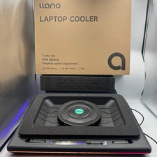 Llano V12 RGB Laptop Cooling Pad, Gaming Laptop Cooler with 5.5 Inch Powerful