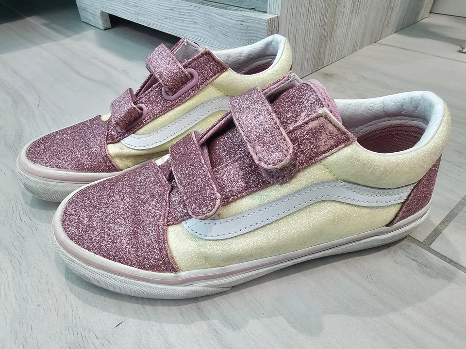 Zapatillas Vans Niñas Brillo Talla 3Y Oro Rosa Foto 2 de 4