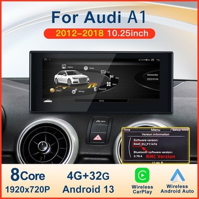 Für Audi A1 2012-18 RMC 10.25'' IPS Android 14 Autoradio GPS BT CarPlay 4GB+32GB
