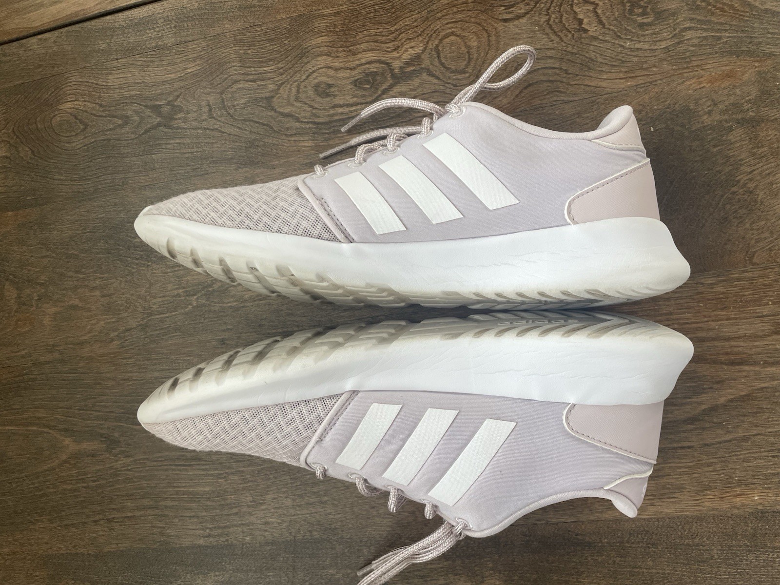 Adidas Womens Cloudfoam QT Racer Ice Purple Running Shoes Sneakers Size 8 thumbnail 7