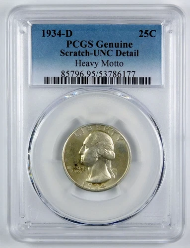 1934-D Washington Quarter — photo from the most recent tracked eBay sale