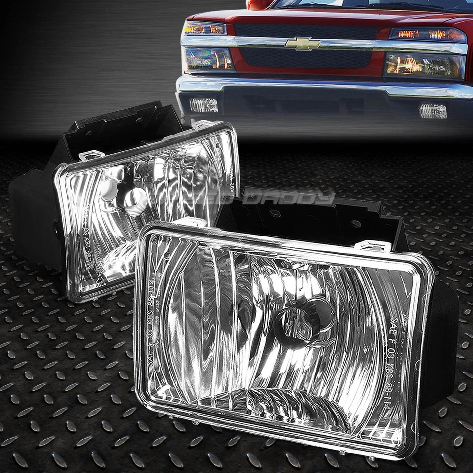 FAROL CARCAÇA CROMADA + PÁRA-CHOQUES + CANTO + LUZ DE NEBLINA PARA 04-12 CHEVY COLORADO/CANYON - Imagem 3 de 4