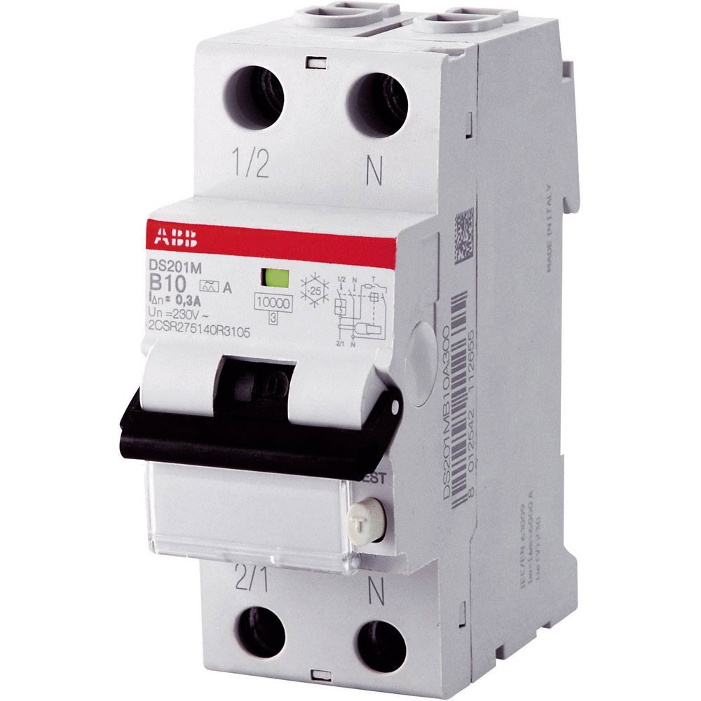 ABB RCCB 10A 0.03A 230V 2-pin Fault Current Protection