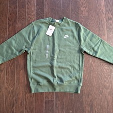 Nike Men's Sportswear Club Fleece Crew neck Sweatshirt Fir S Nwt 60