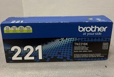 Genuine Brother TN221BK Black Toner Cartridge OEM NEW TN-221BK