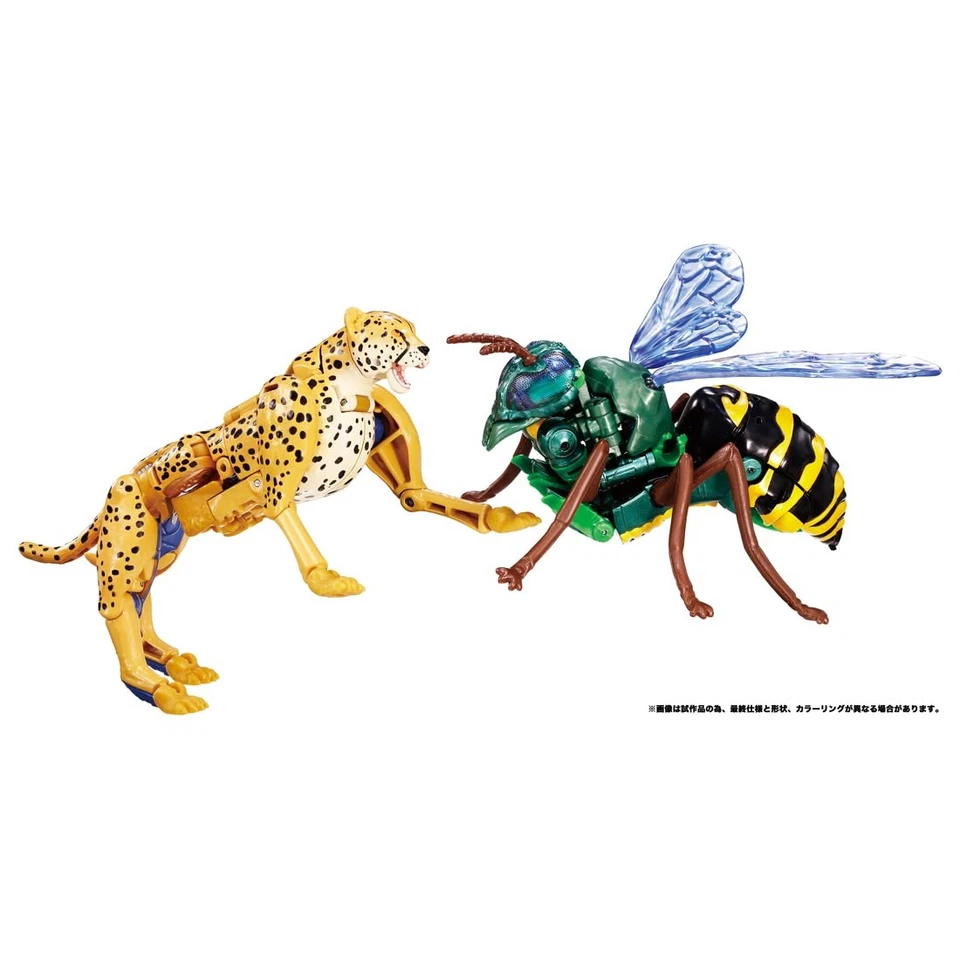 TAKARA TOMY TRANSFORMERS BEAST WARS CHEETUS & WASPINATOR New from Japan - Image 4 of 4