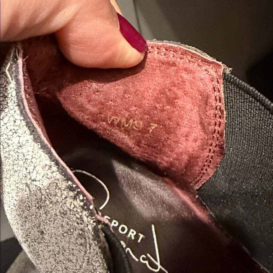 Botines REPORT Signature para mujer blancos punta agrietada talla 7 Foto 2 de 4