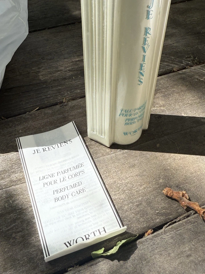 Perfume de Talco Je Reviens Vintage VALE LA PENA 100 G Perfume Corporal Polvo 3.5oz con Caja Foto 4 de 4