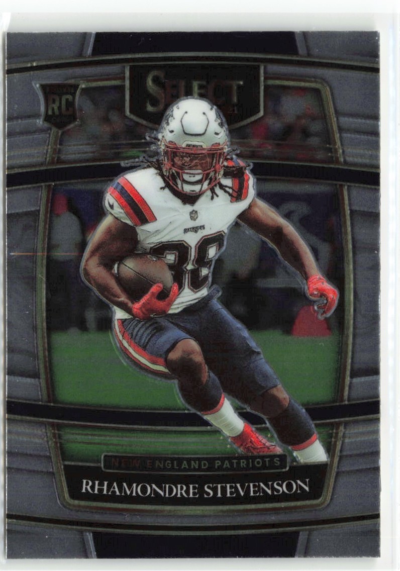 2021 Panini Select Rhamondre Stevenson RC Concourse New England Patriots #75