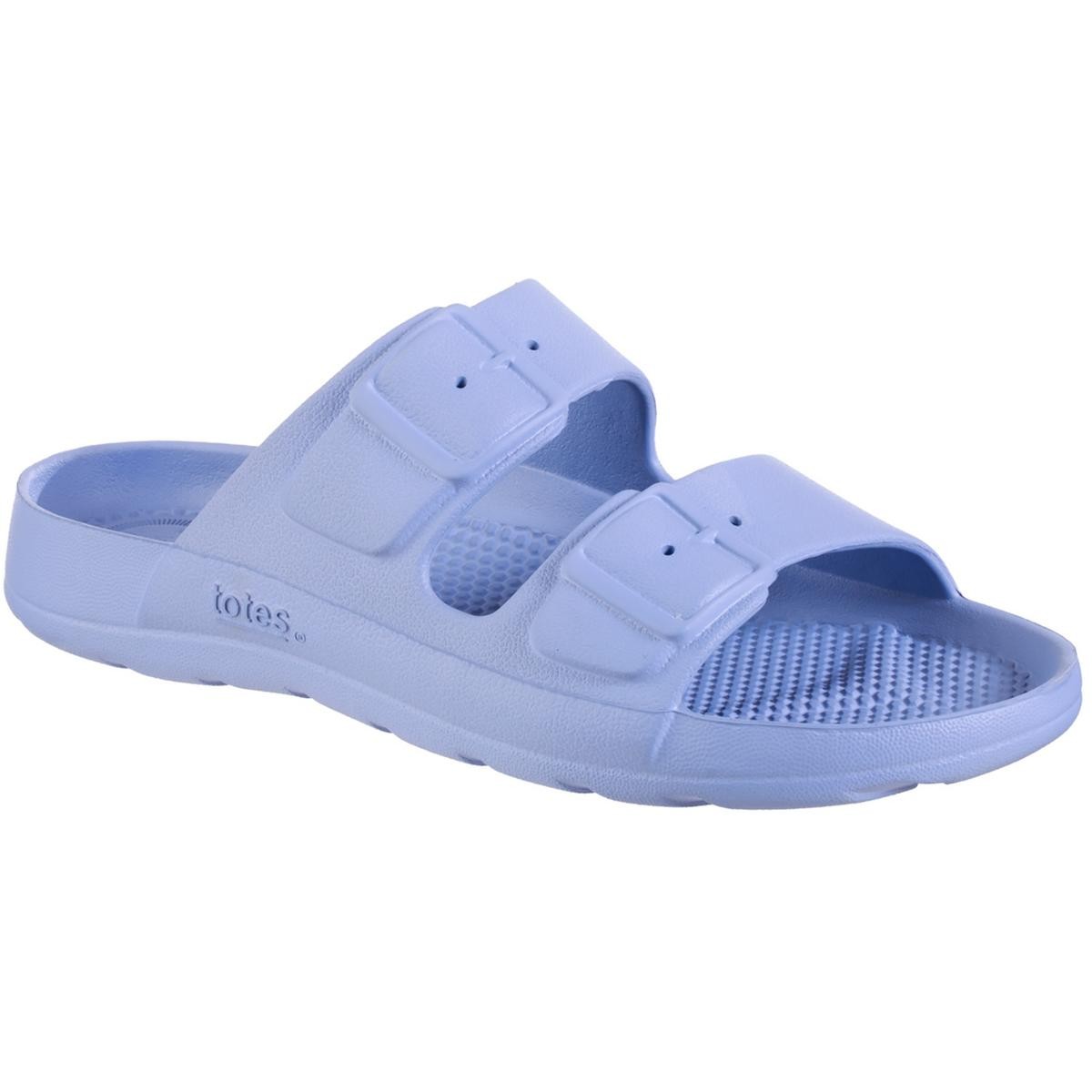 Тотализаторы Женские фиолетовые повседневные босоножки-горки с круглым носком 6 средних размеров (B, M) BHFO 0519