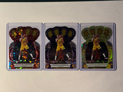 2024-25 Panini Crown Royale Euroleague, David McCormack-Alba, /49, /25, /10 Gold