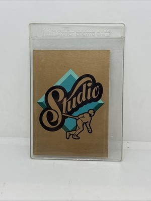 1992 Leaf Studio Baseball set Header card Rare Ready To Grade R4