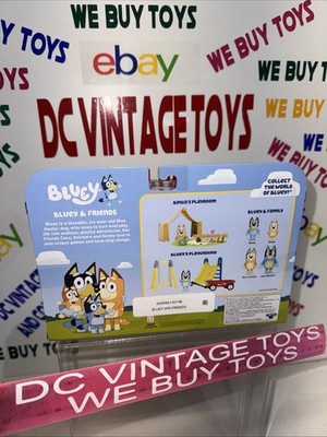 Bluey & Friends School Pack Bluey, Rusty, Chloe, Calypso Figures NEW   L@@K