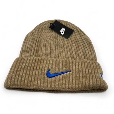 Nike Cuffed Swoosh Beanie Men's Hat - Brown