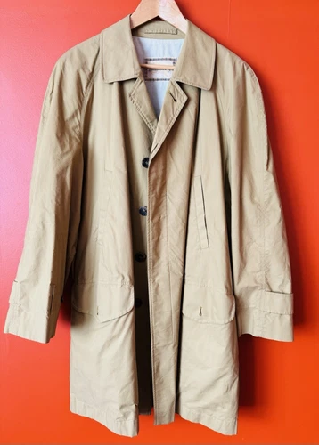 Cappotto impermeabile vintage Thomas Burberry taglia S