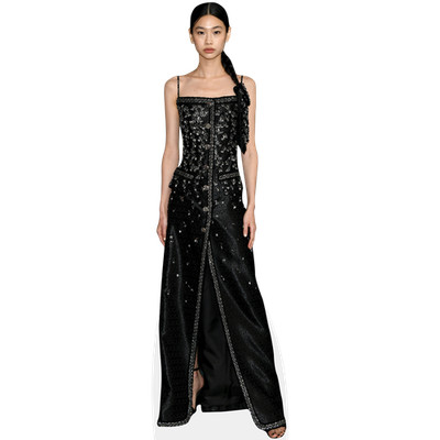 Hoyeon Jung (Black Dress) Pappaufsteller mini