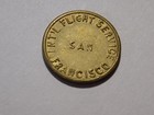 Transit - INT'L FLIGHT SERVICE / SAN / FRANCISCO - GF 25¢ IT - CA-761A; K-1208 — photo 1