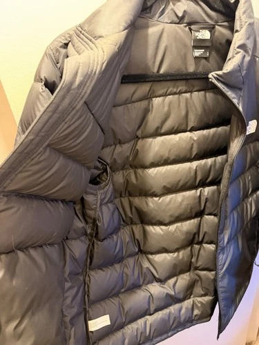 The North Face Men's Black 550 Insulated Puffer Jacket Full Zip Size L image 2