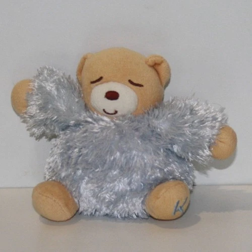 Kaloo Bear Blanket - Grey Fur - Mini Model